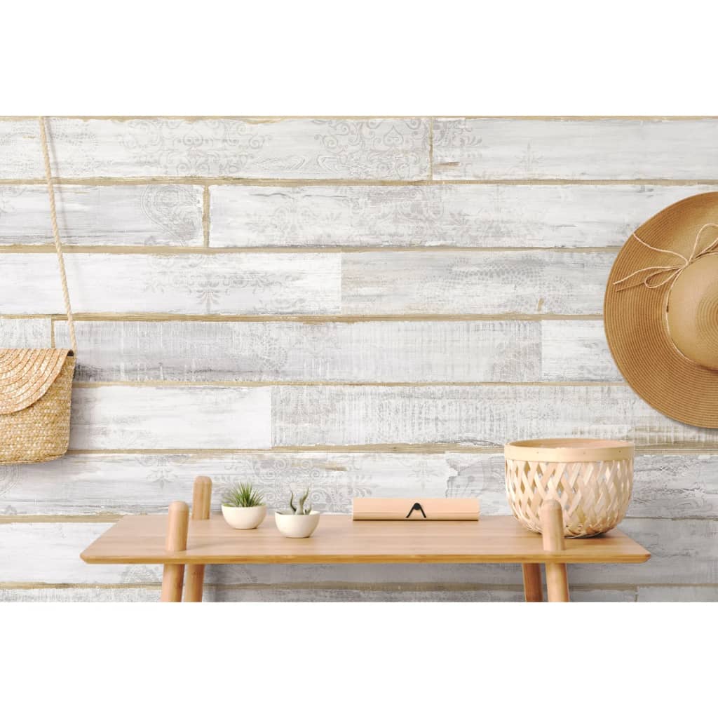 Grosfillex Wallcovering Tile Accent 9 pcs 15.4x120 cm Taiga