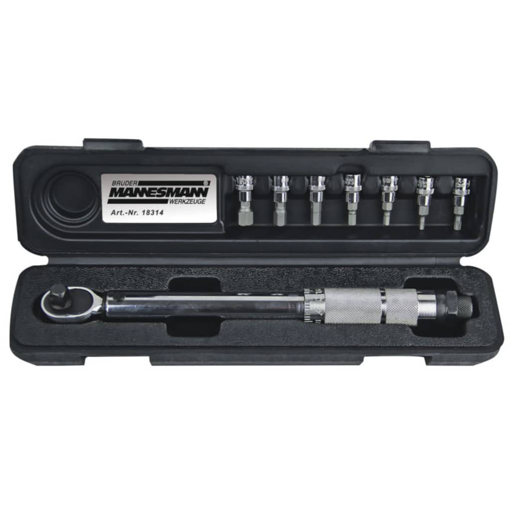Brüder Mannesmann Eight Piece Torque Spanner Set 18314