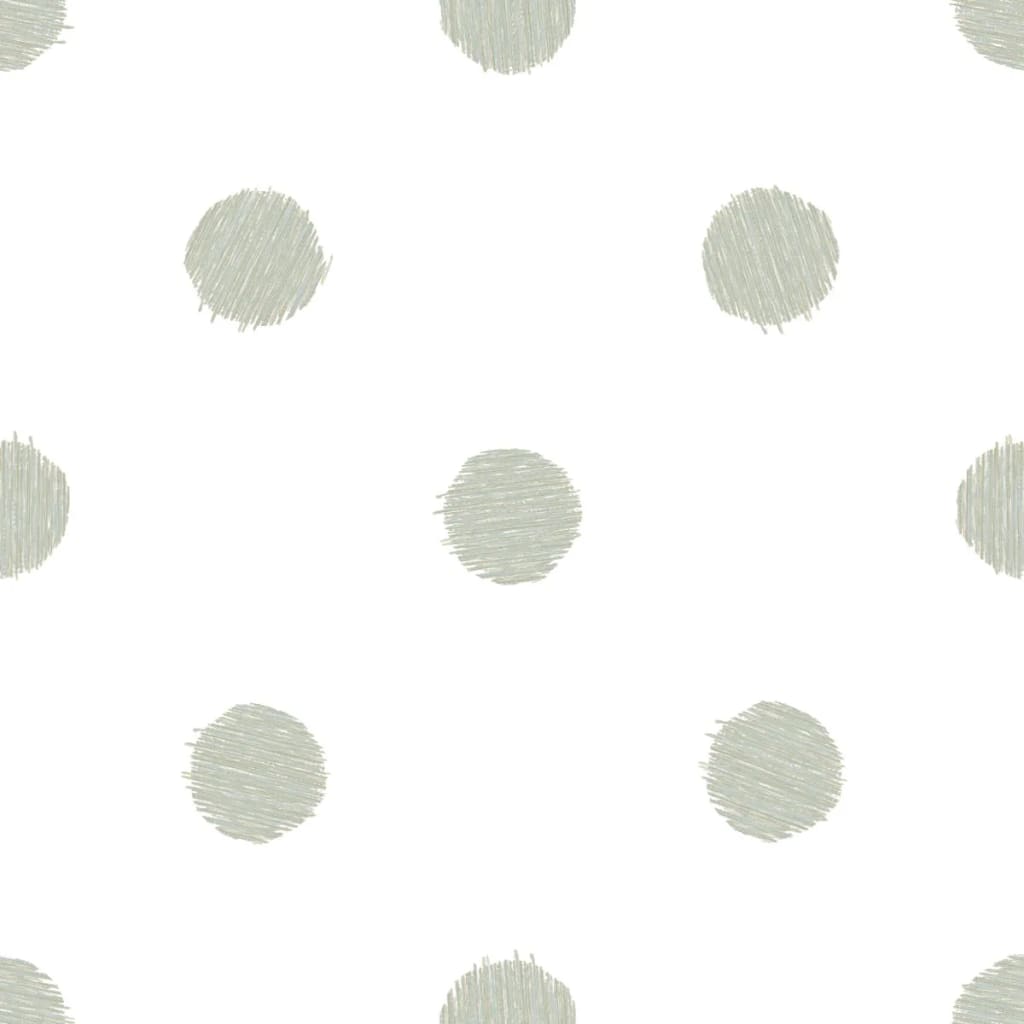 Noordwand Urban Friends & Coffee Wallpaper Dots White and Green