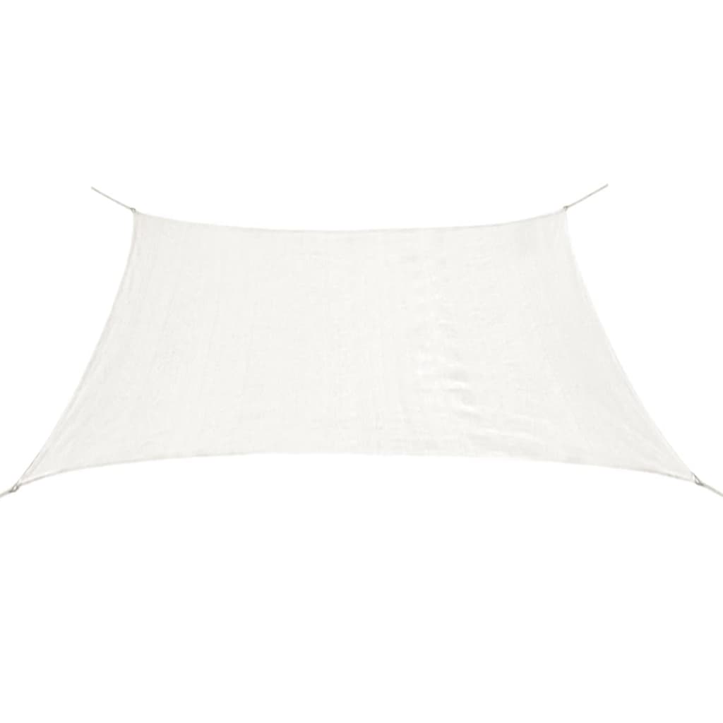 vidaXL Sunshade Sail HDPE Square 3.6x3.6 m White