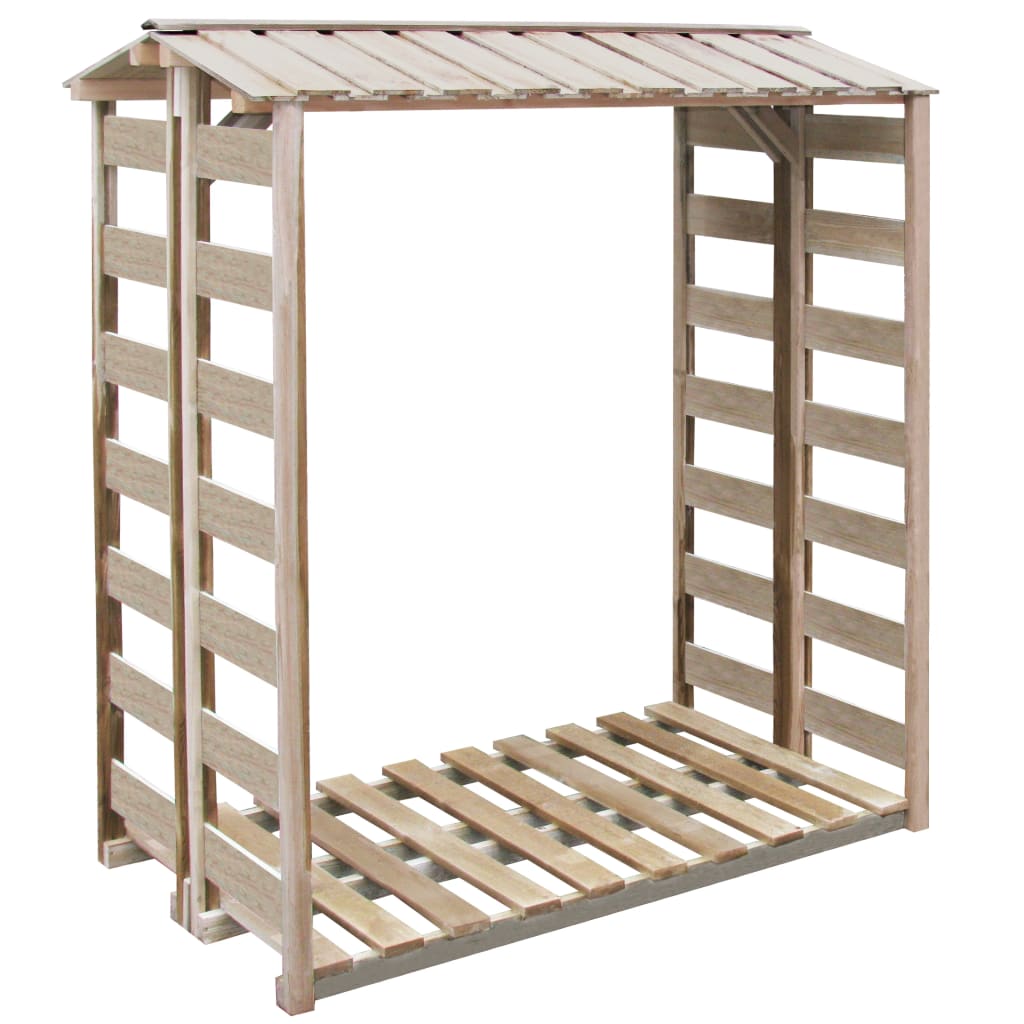 vidaXL Firewood Storage Shed 150x90x176 cm Impregnated Pinewood
