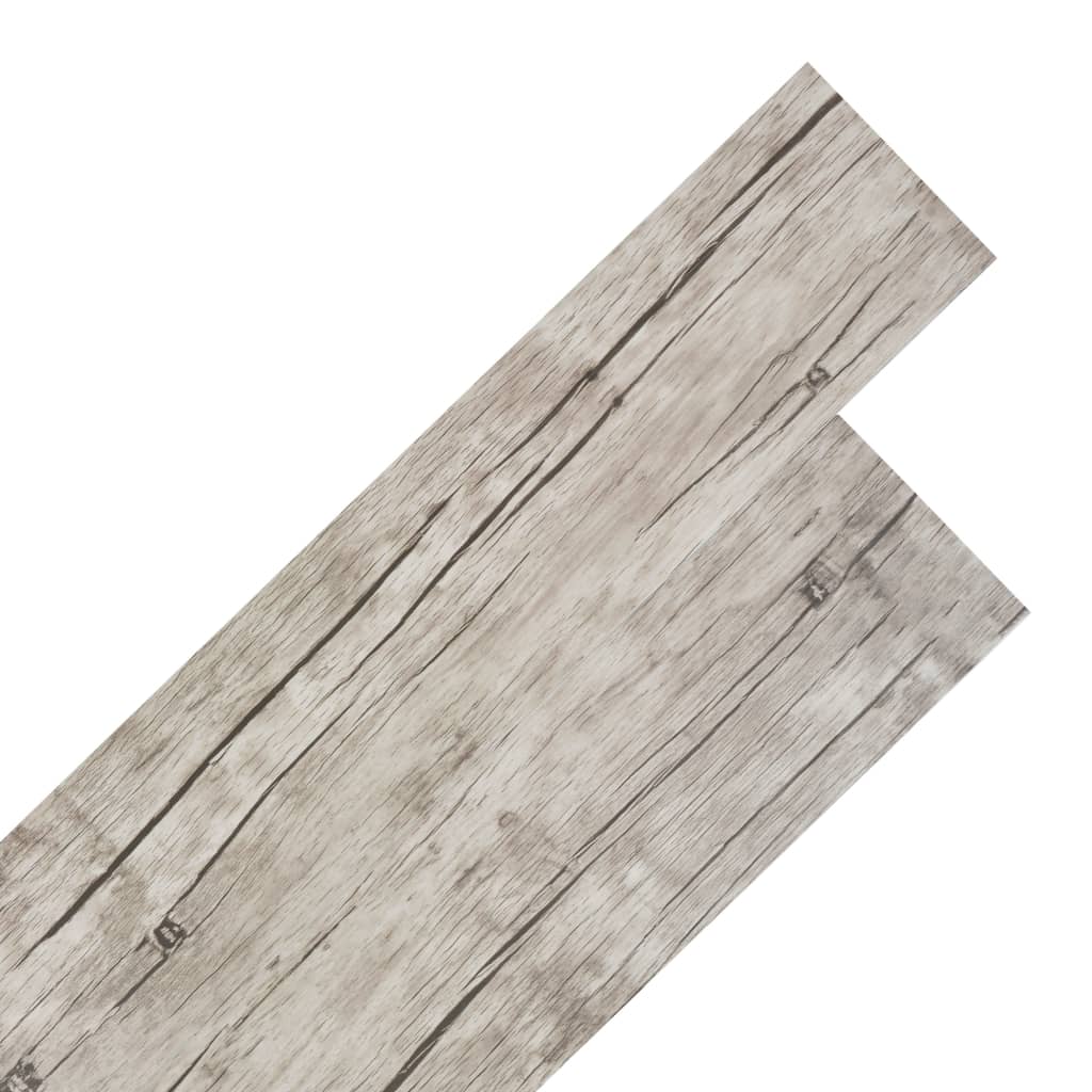 vidaXL Self-adhesive PVC Flooring Planks 5.02 mŒ_ 2 mm Oak Washed