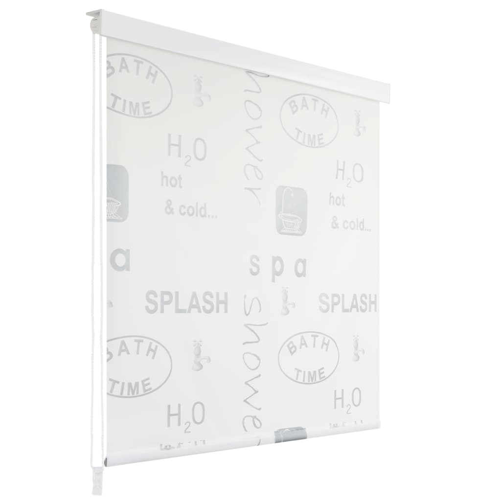 vidaXL Shower Roller Blind 80x240 cm Splash