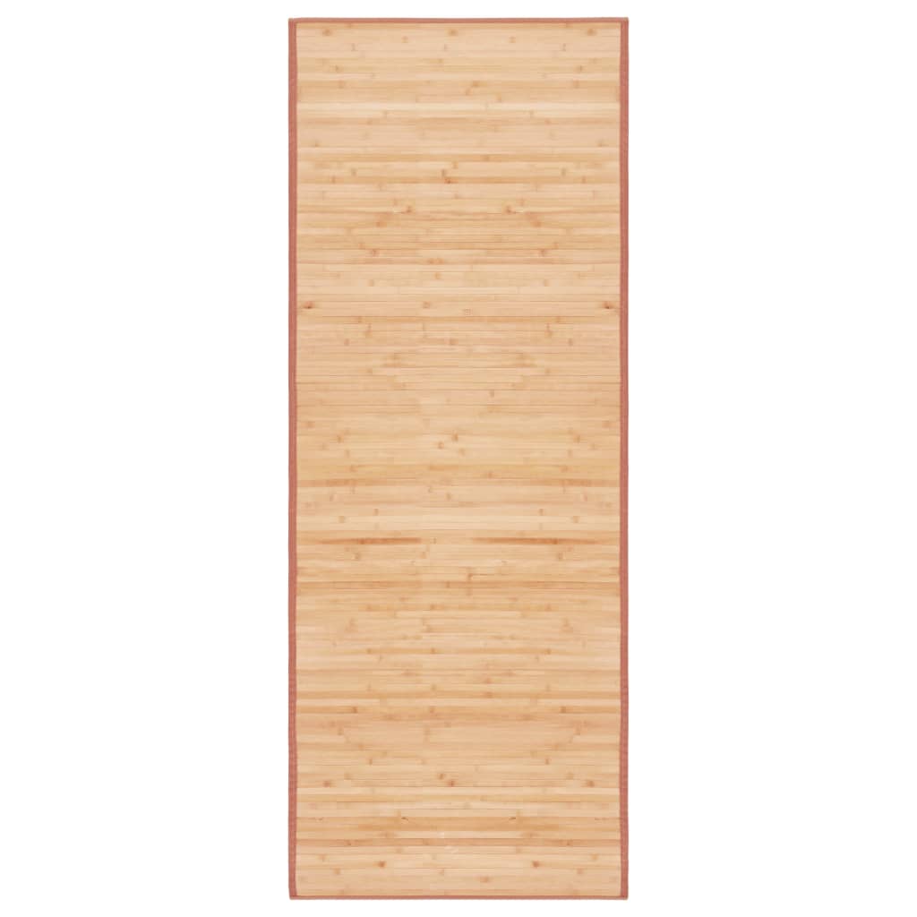 vidaXL Rug Bamboo 80x200 cm Brown