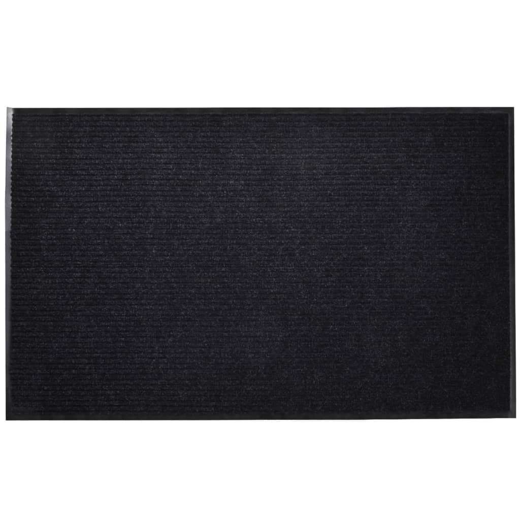 vidaXL Door Mat 90 x 150 cm Black PVC