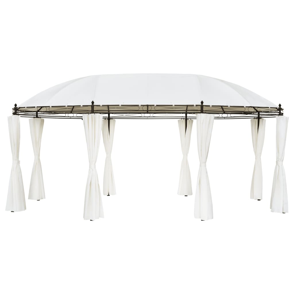 vidaXL Gazebo Cream White 530x350x265 cm