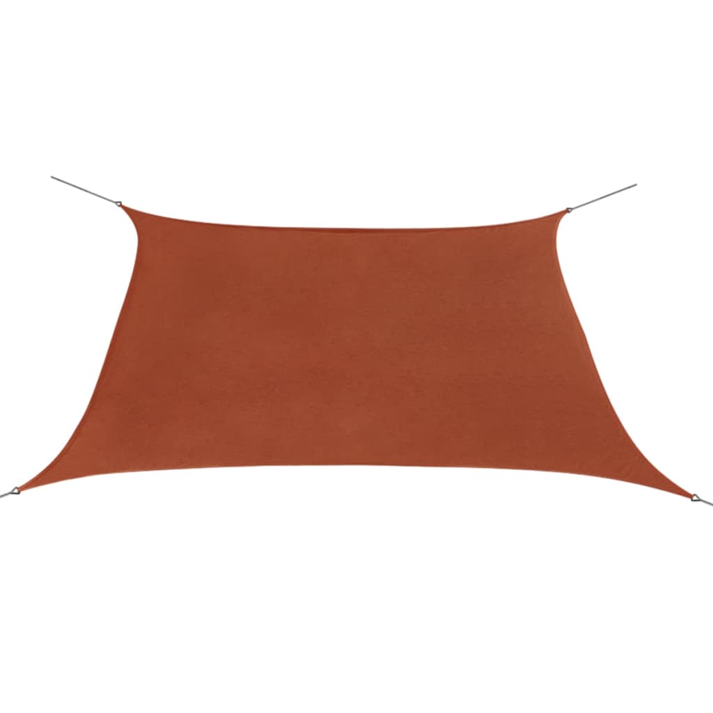 vidaXL Sunshade Sail Oxford Fabric Square 3.6x3.6 m Terracotta