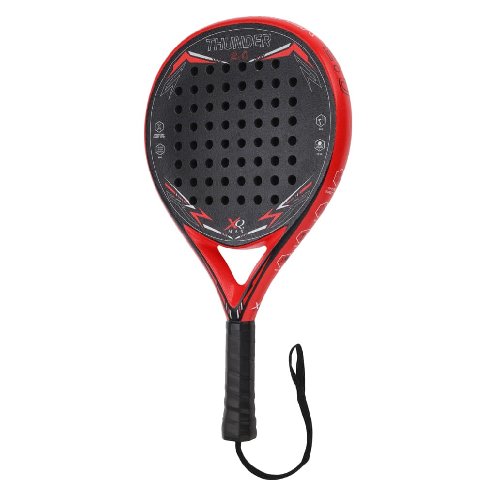 XQ Max Padel Racket Thunder Red and Black