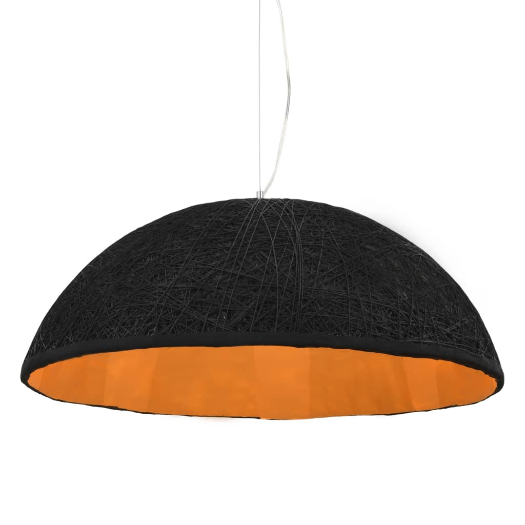 vidaXL Pendant Lamp Black and Gold íÖ70 cm E27