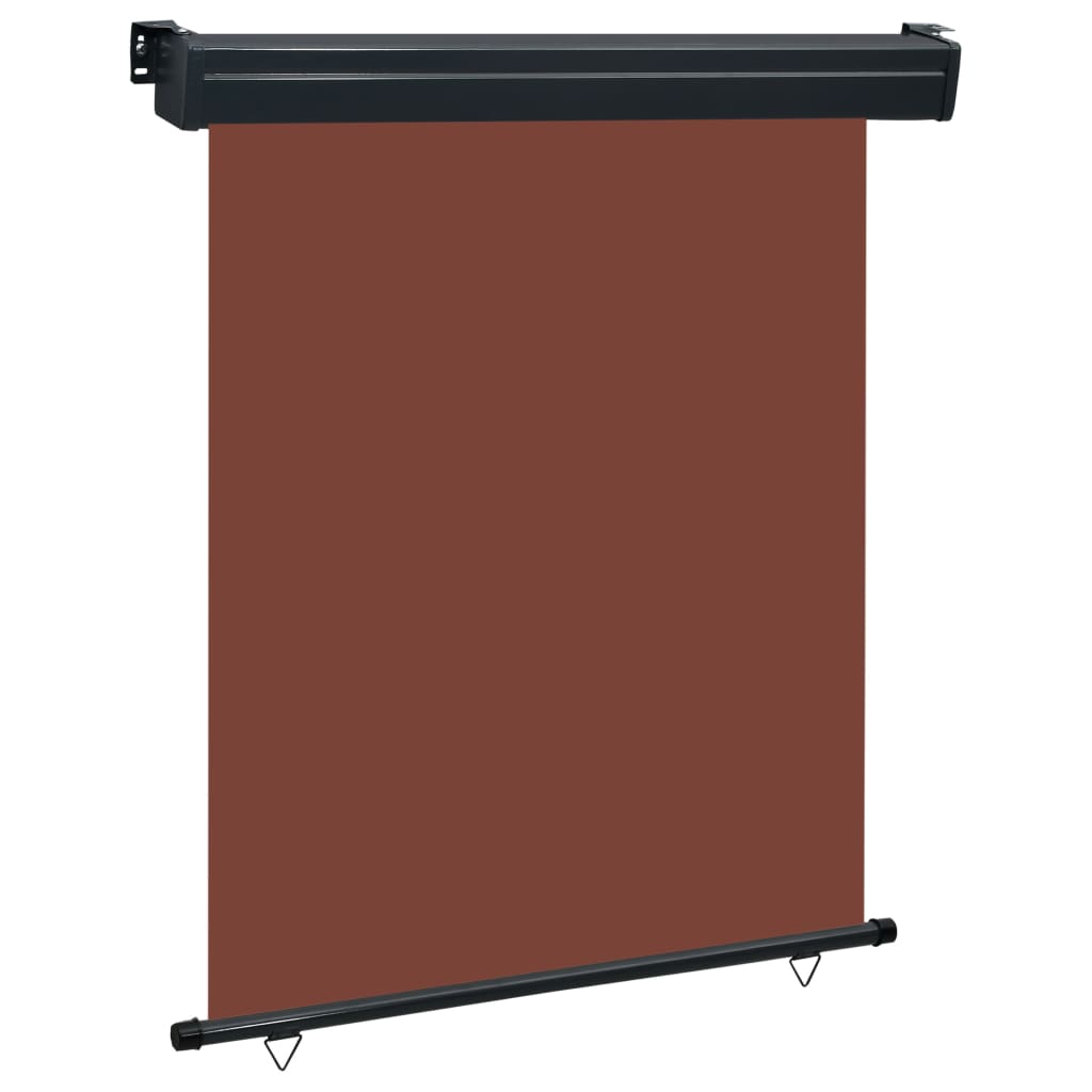 vidaXL Balcony Side Awning 140x250 cm Brown