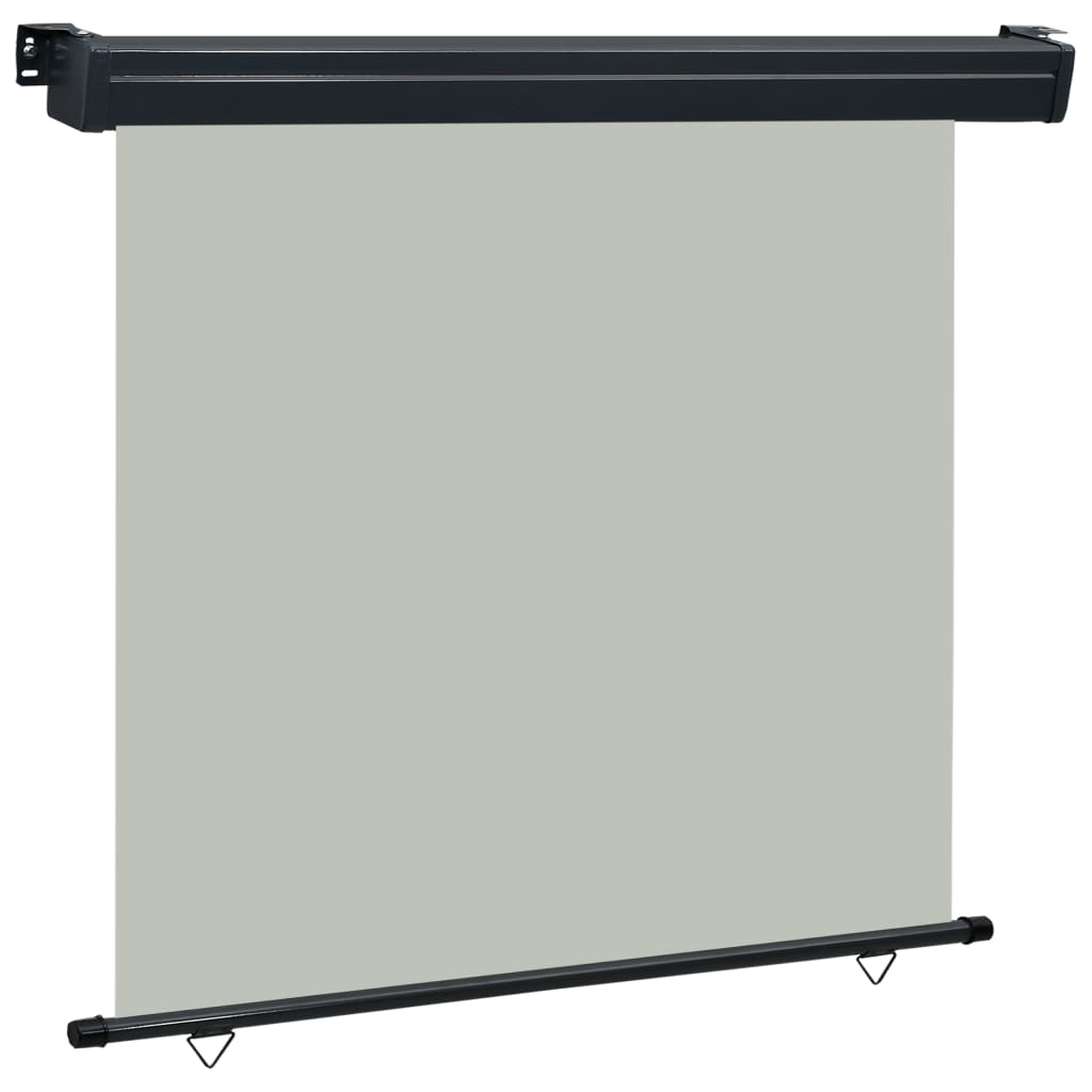 vidaXL Balcony Side Awning 160x250 cm Grey
