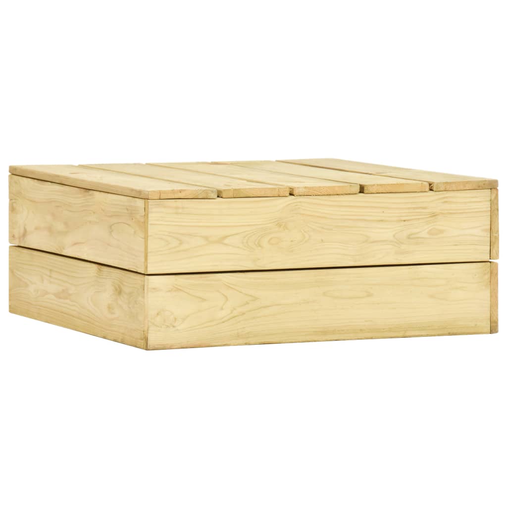vidaXL Garden Table 75x75x31 cm Impregnated Pinewood