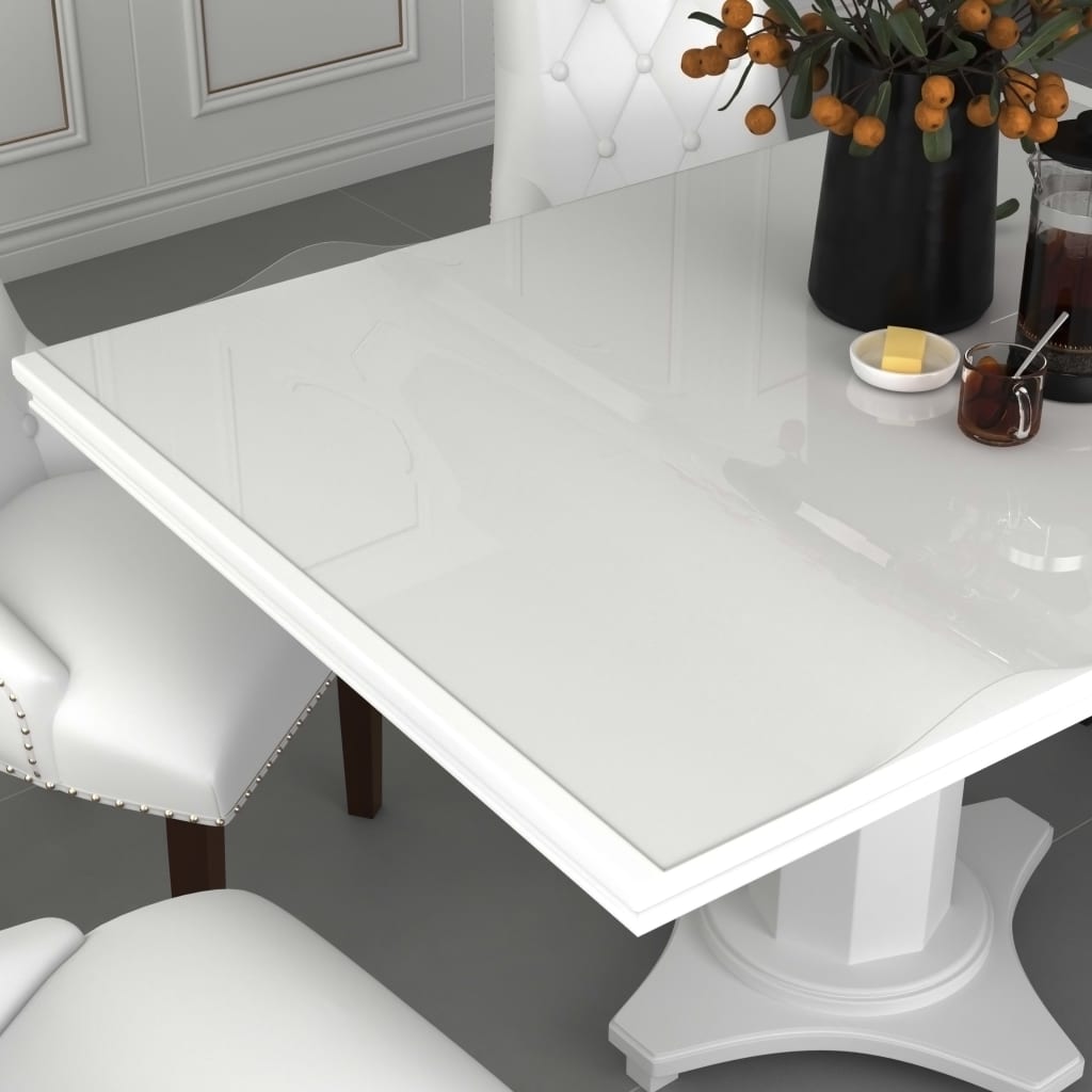 vidaXL Table Protector Transparent 90x90 cm 1.6 mm PVC