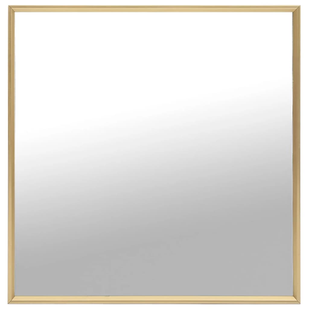 vidaXL Mirror Gold 60x60 cm