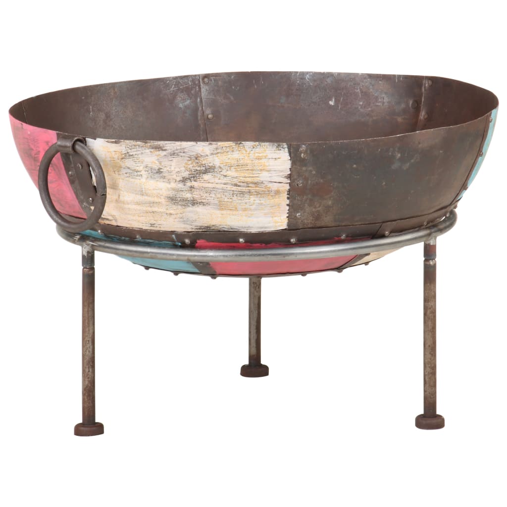 vidaXL Colourful Rustic Fire Pit íÖ 60 cm Iron