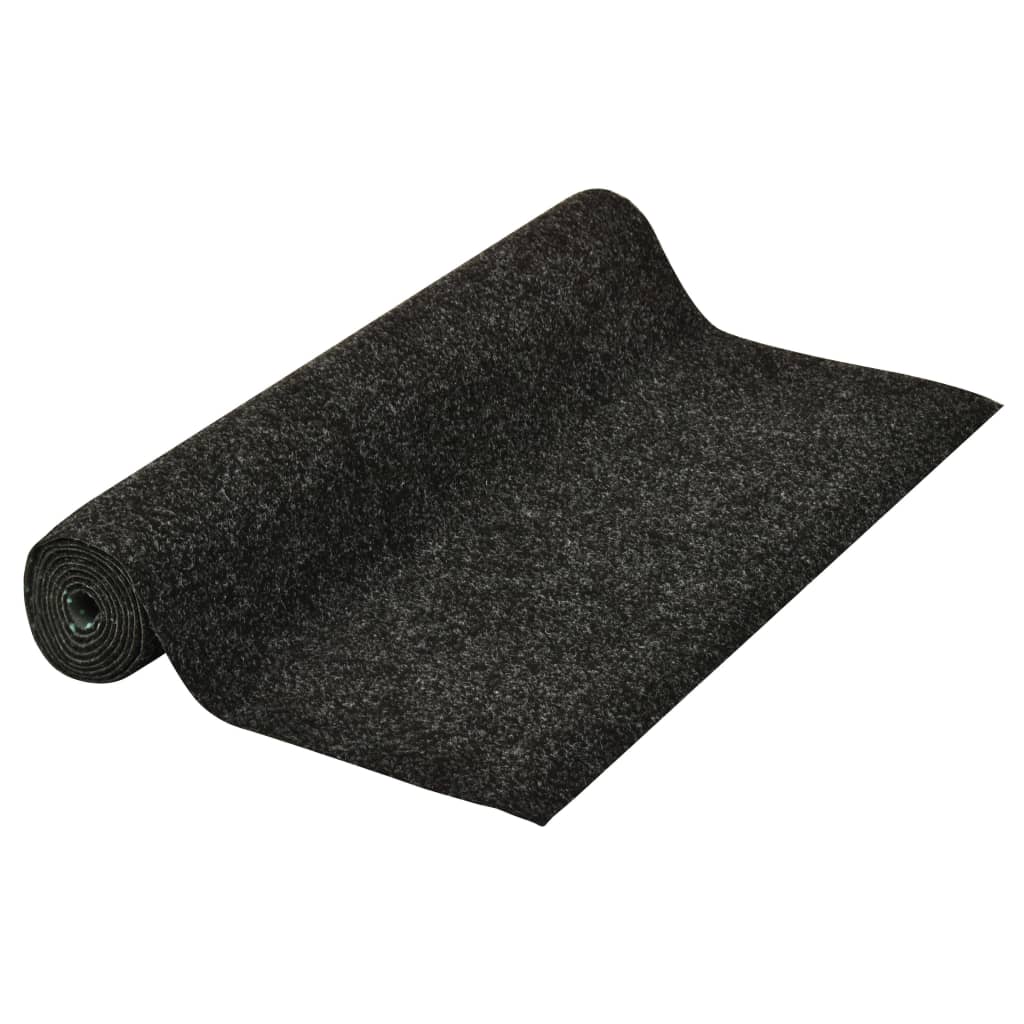vidaXL Artificial Grass with Studs 5x1.33 m Anthracite