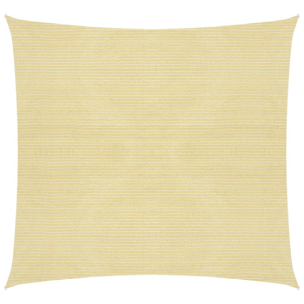 vidaXL Sunshade Sail 160 g/mŒ_ Beige 2.5x2.5 m HDPE