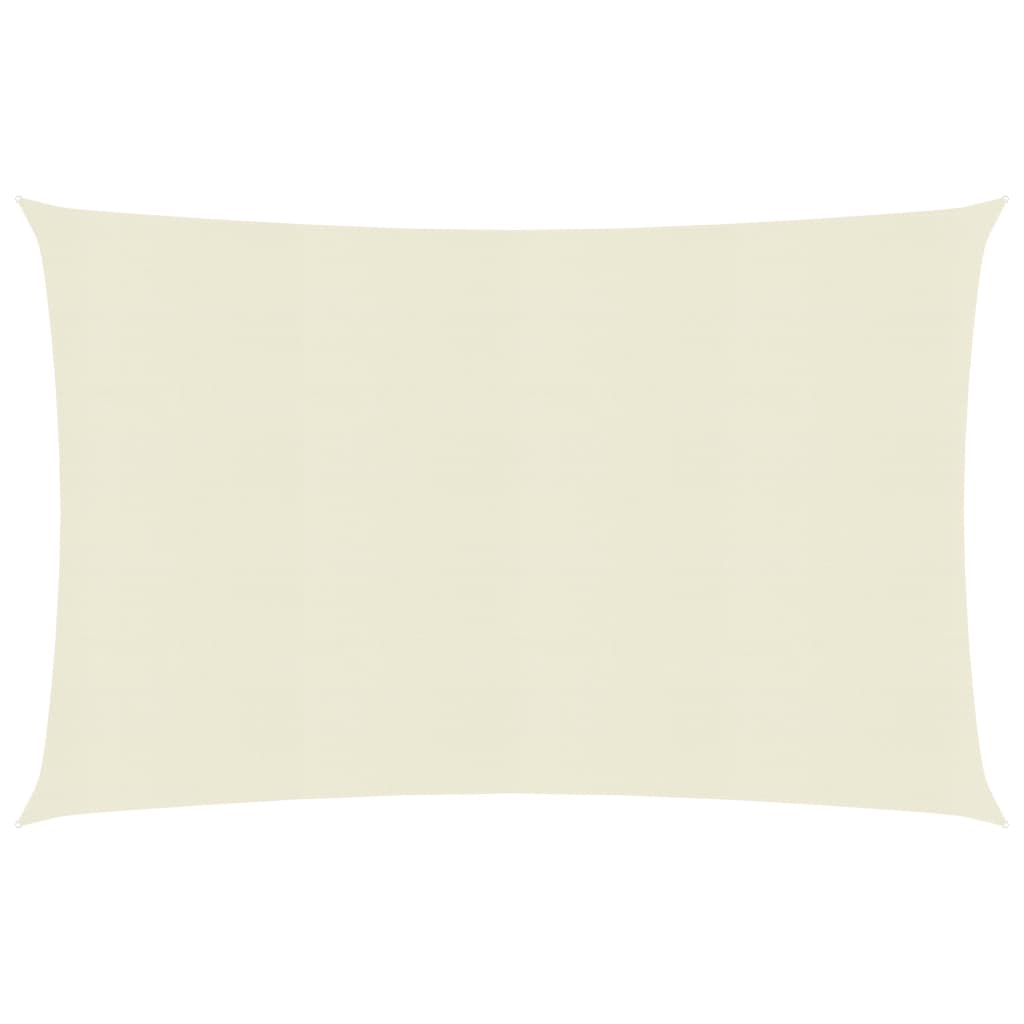 vidaXL Sunshade Sail 160 g/mŒ_ Cream 2x3 m HDPE