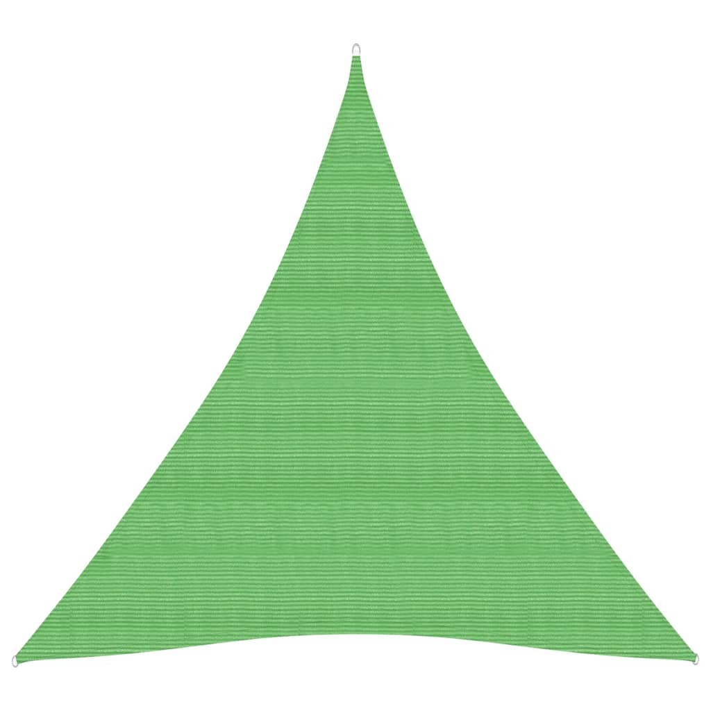 vidaXL Sunshade Sail 160 g/mŒ_ Light Green 3x4x4 m HDPE