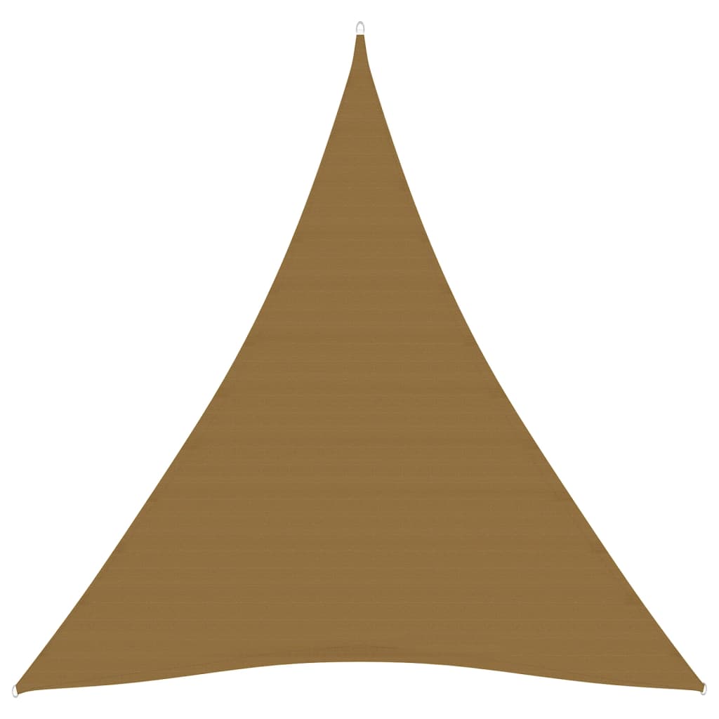 vidaXL Sunshade Sail 160 g/mŒ_ Taupe 5x6x6 m HDPE