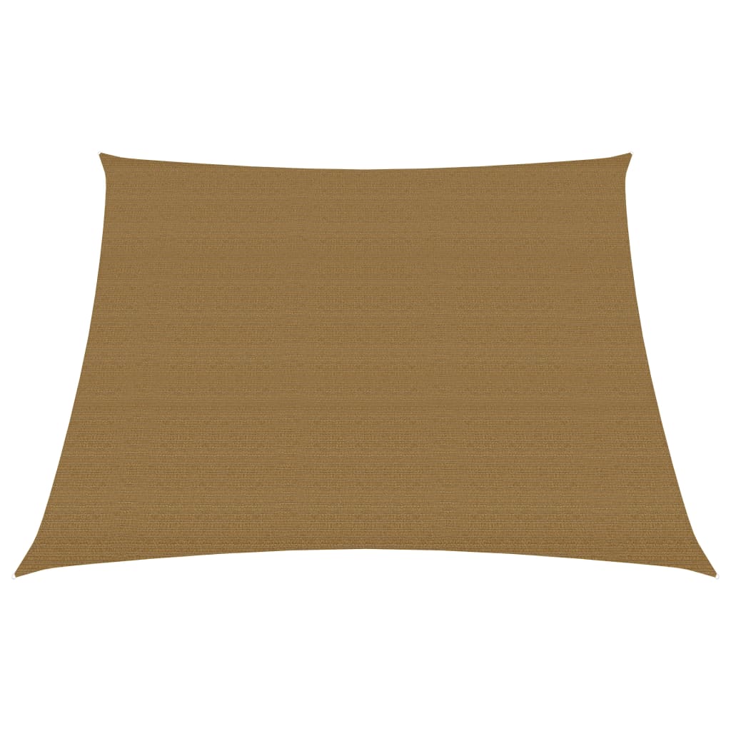 vidaXL Sunshade Sail 160 g/mŒ_ Taupe 4/5x3 m HDPE