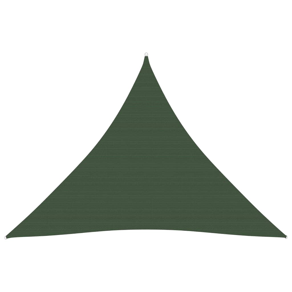 vidaXL Sunshade Sail 160 g/mŒ_ Dark Green 5x5x5 m HDPE