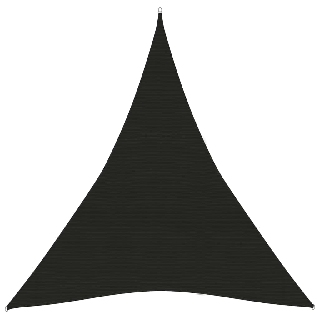 vidaXL Sunshade Sail 160 g/mŒ_ Black 4x5x5 m HDPE