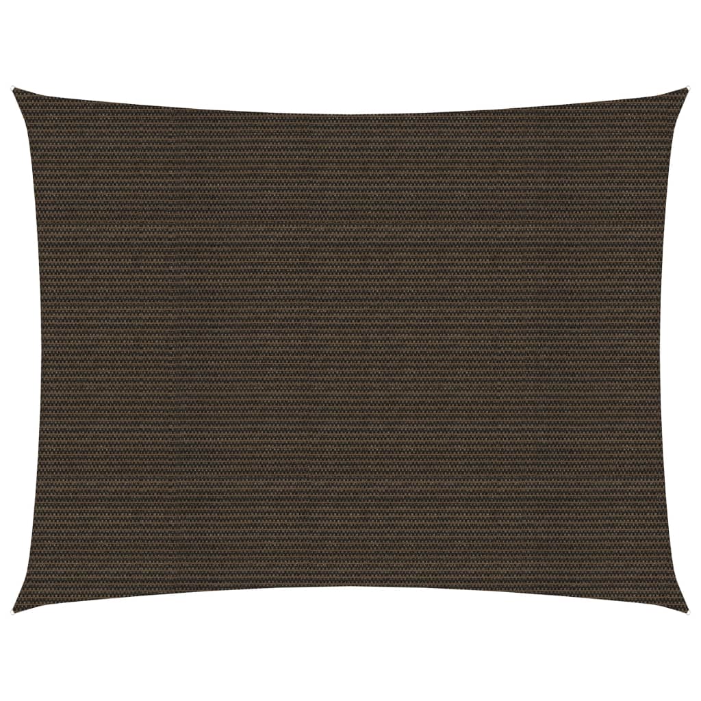vidaXL Sunshade Sail 160 g/mŒ_ Brown 2.5x4 m HDPE