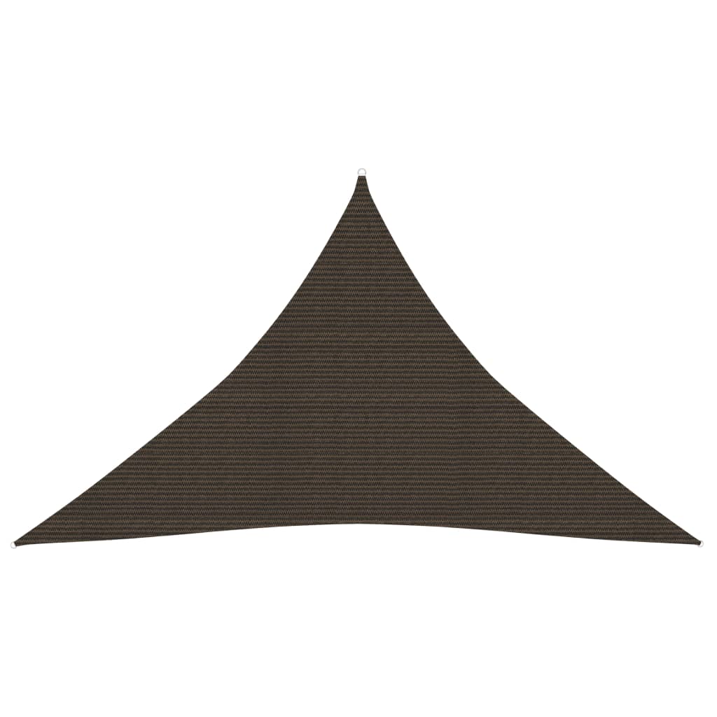 vidaXL Sunshade Sail 160 g/mŒ_ Brown 4x4x5.8 m HDPE