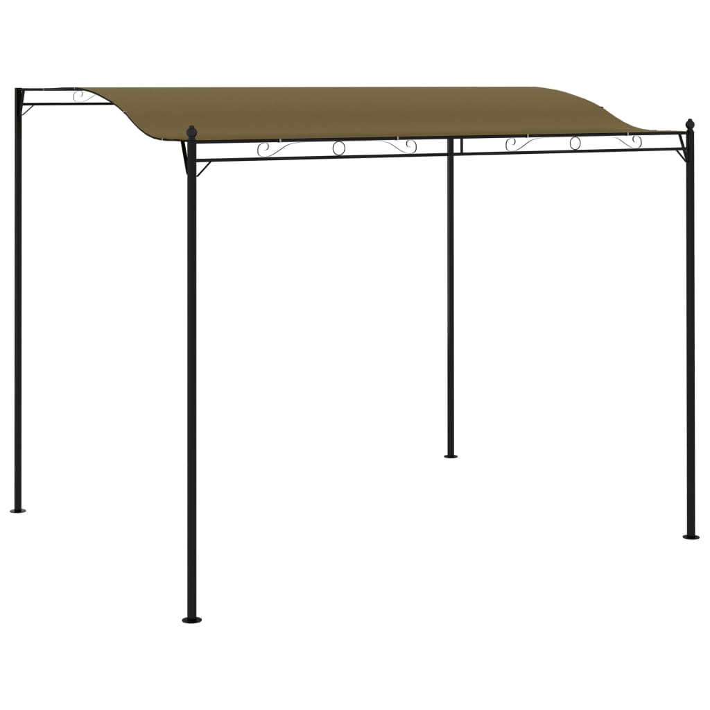 vidaXL Sunshade Awning 3x2.4 m Taupe 180 g/mŒ_