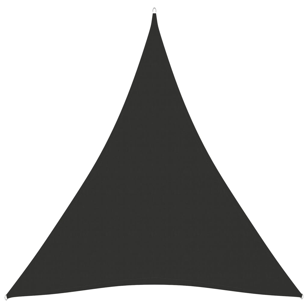 vidaXL Sunshade Sail Oxford Fabric Triangular 5x6x6 m Anthracite