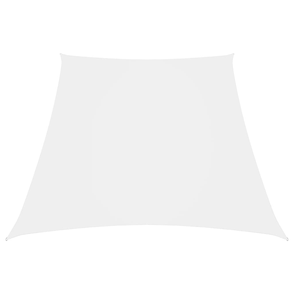 vidaXL Sunshade Sail Oxford Fabric Trapezium 3/5x4 m White