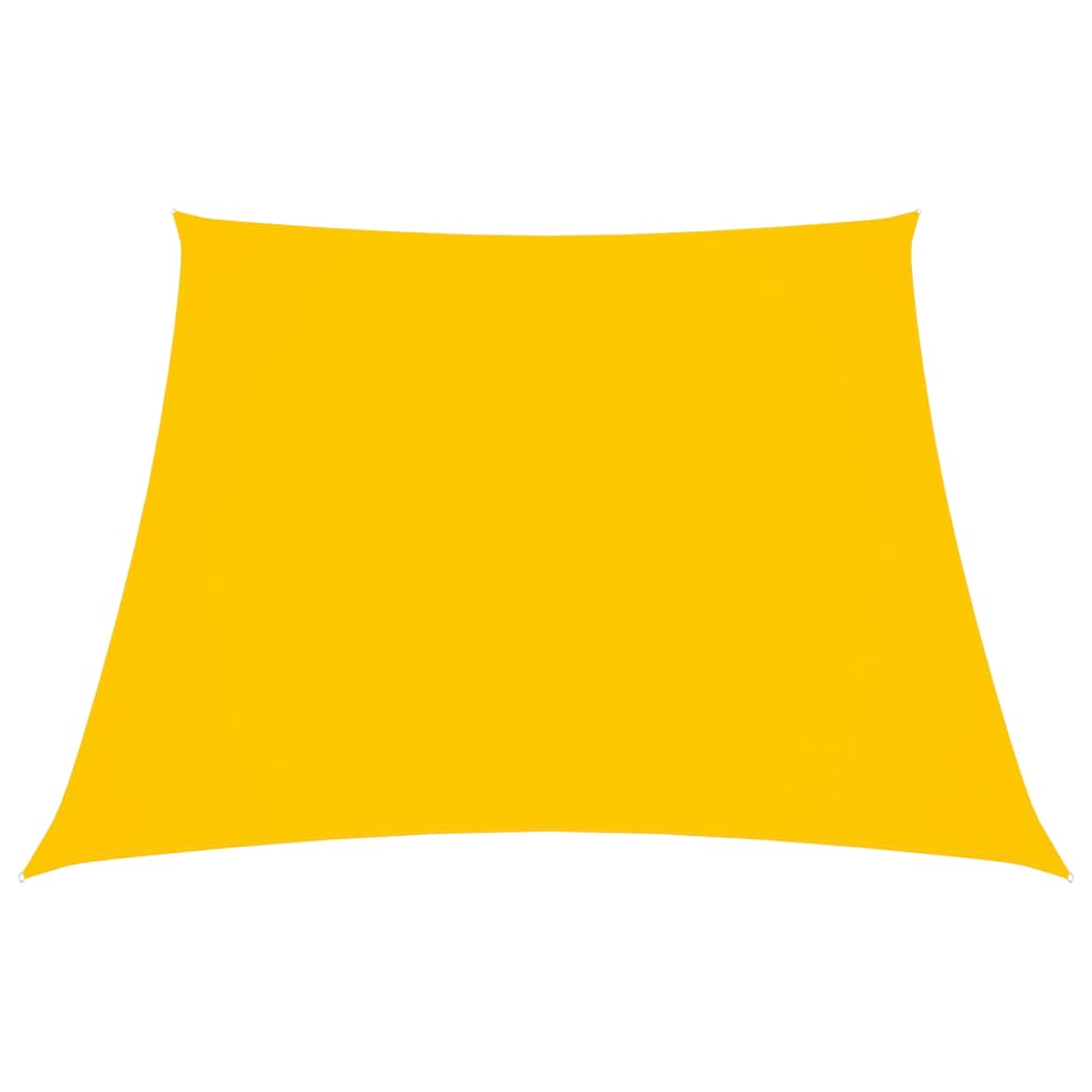 vidaXL Sunshade Sail Oxford Fabric Trapezium 2/4x3 m Yellow