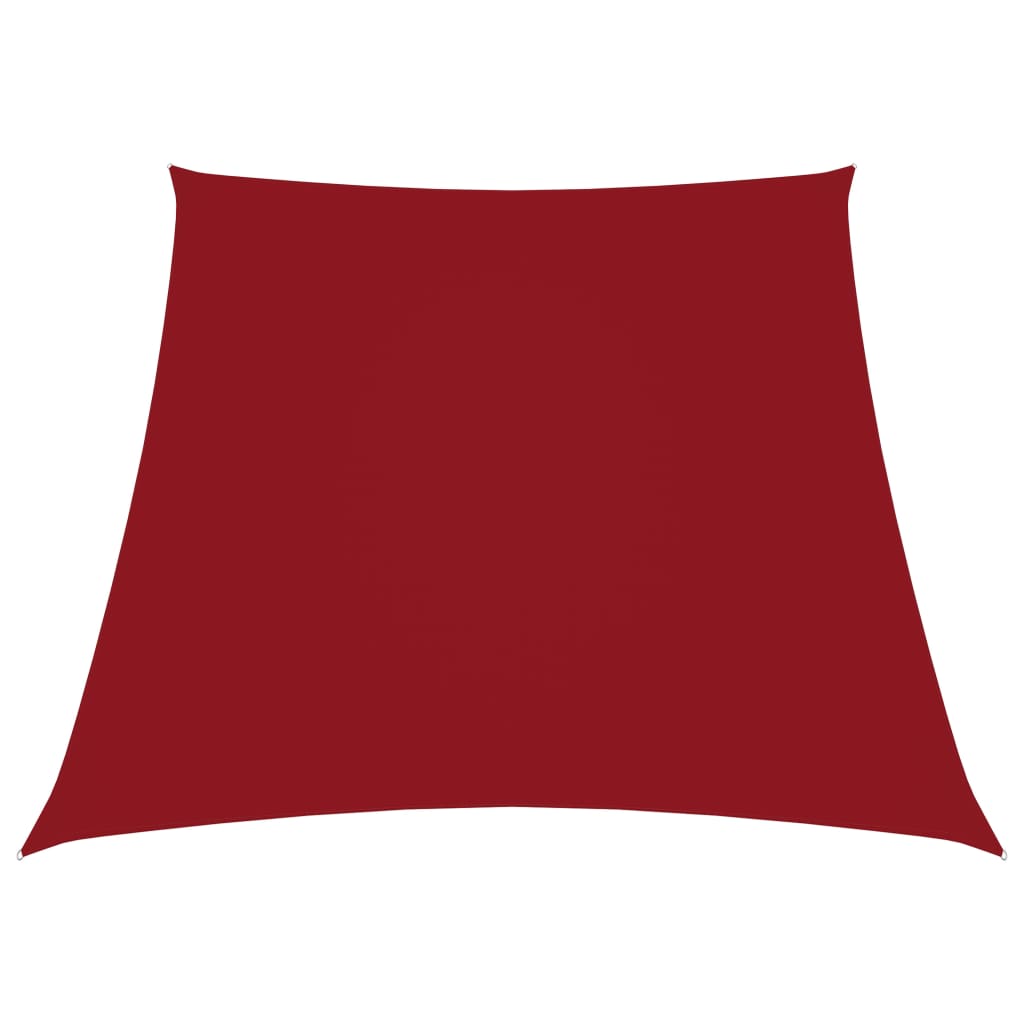 vidaXL Sunshade Sail Oxford Fabric Trapezium 2/4x3 m Red