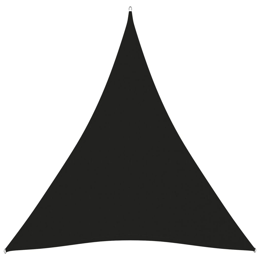 vidaXL Sunshade Sail Oxford Fabric Triangular 4x5x5 m Black
