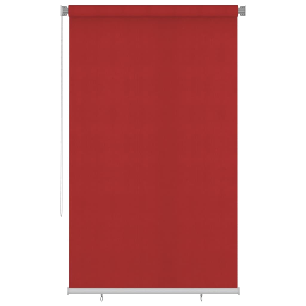 vidaXL Outdoor Roller Blind 140x230 cm Red HDPE