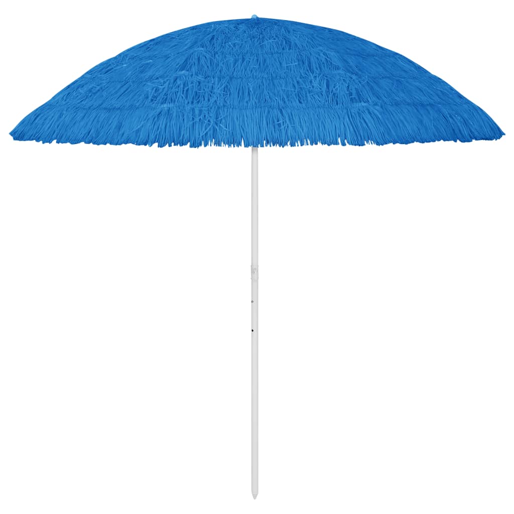 vidaXL Hawaii Beach Umbrella Blue 300 cm