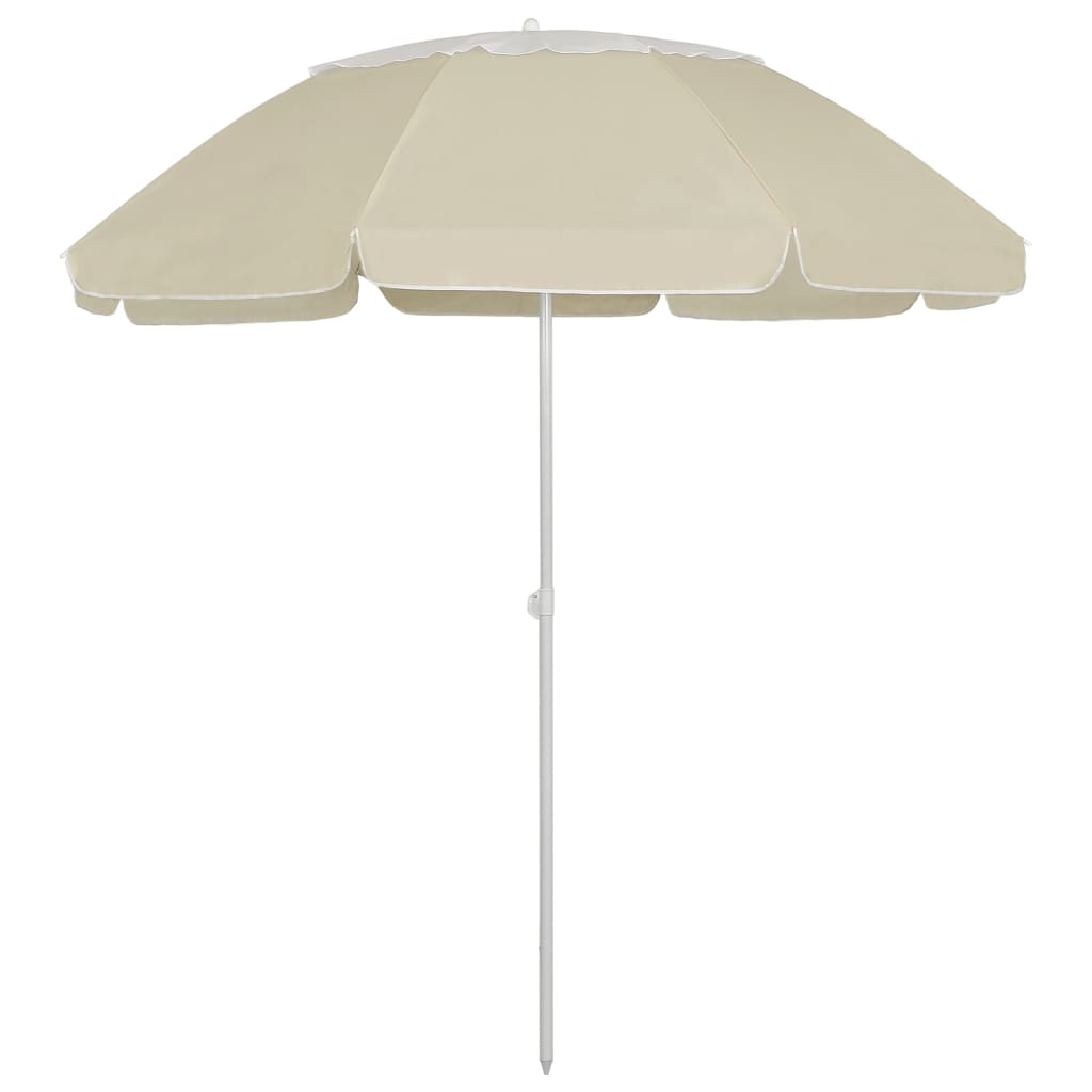 vidaXL Beach Umbrella Sand Yellow 300 cm