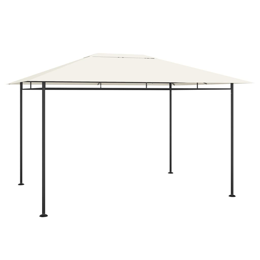 vidaXL Gazebo 384x281x270 cm Cream 180 g/mŒ_