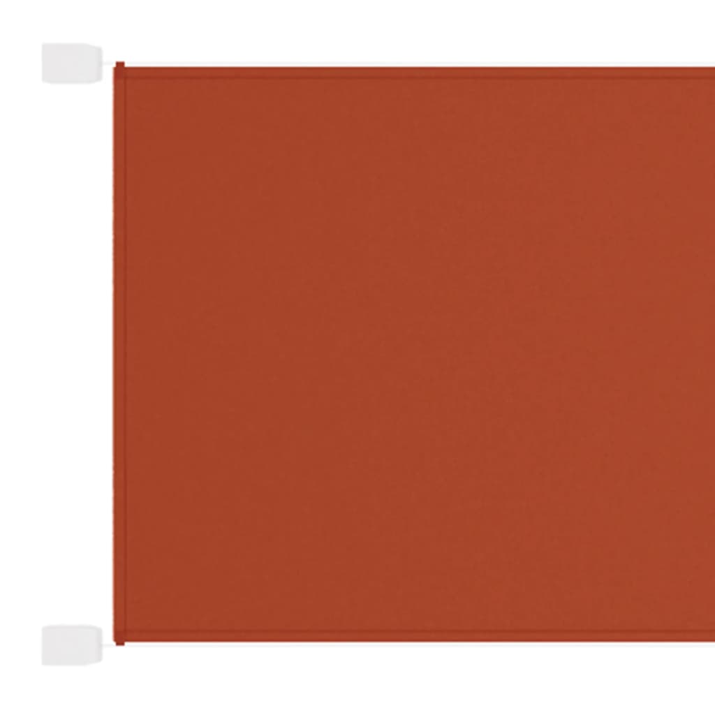 vidaXL Vertical Awning Terracotta 60x600 cm Oxford Fabric