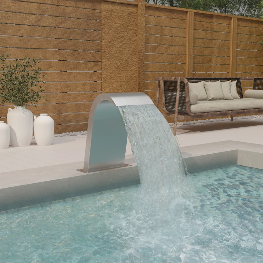 vidaXL Pool Fountain 50x30x60 cm Stainless Steel 304