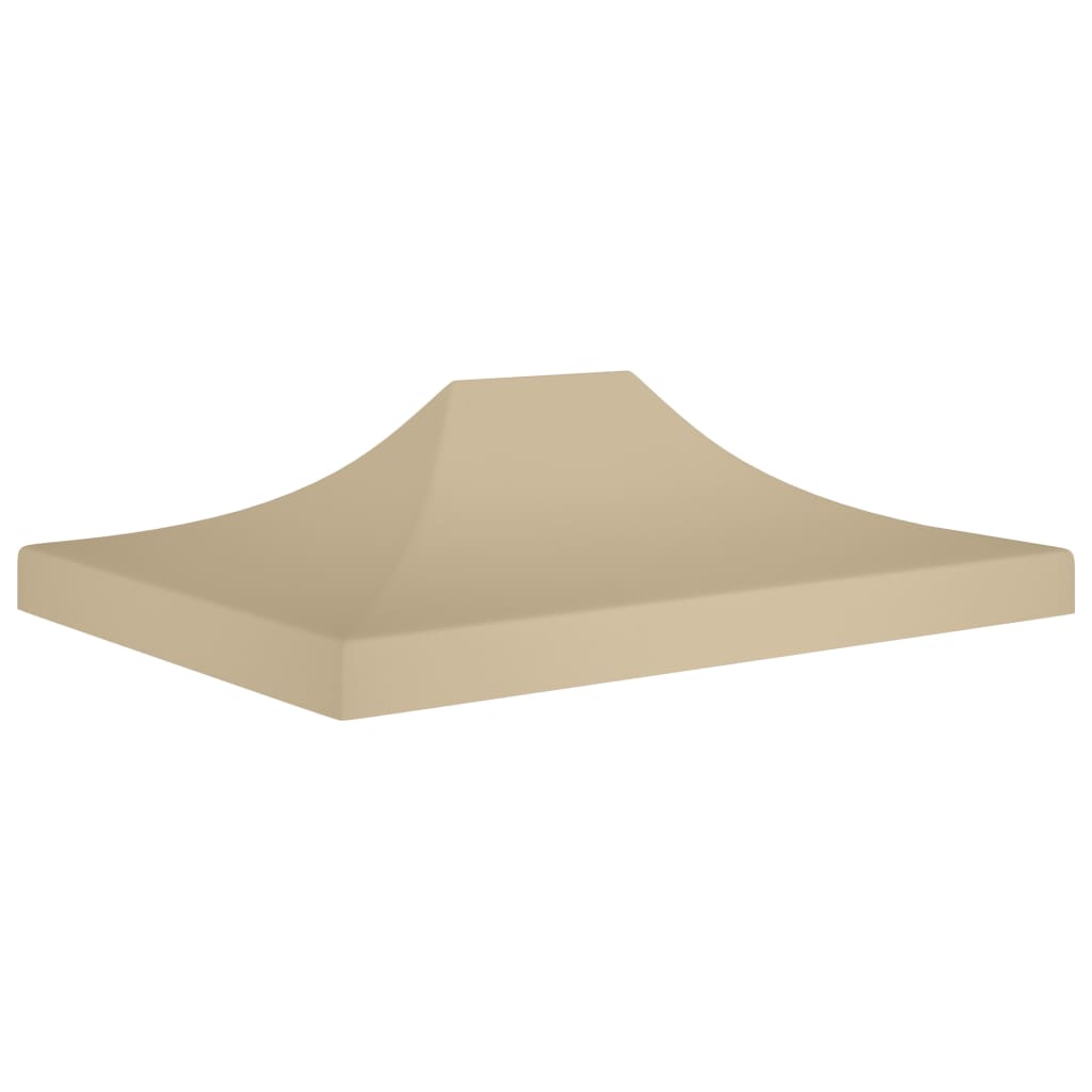 vidaXL Party Tent Roof 4.5x3 m Beige 270 g/mŒ_