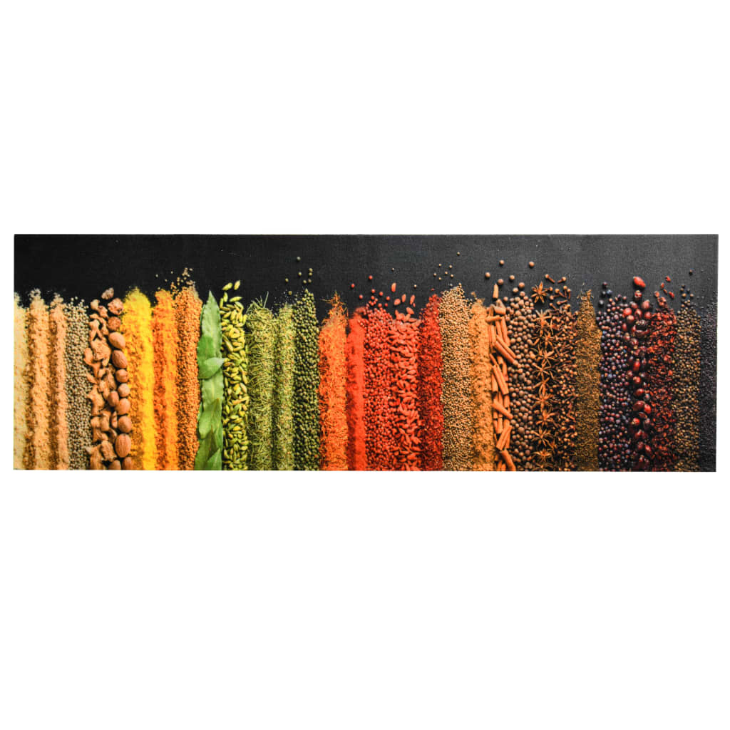 vidaXL Kitchen Carpet Washable Spice 60x300 cm
