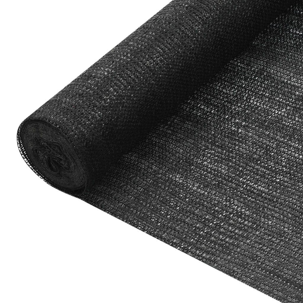 vidaXL Privacy Net Black 1.5x50 m HDPE 75 g/mŒ_