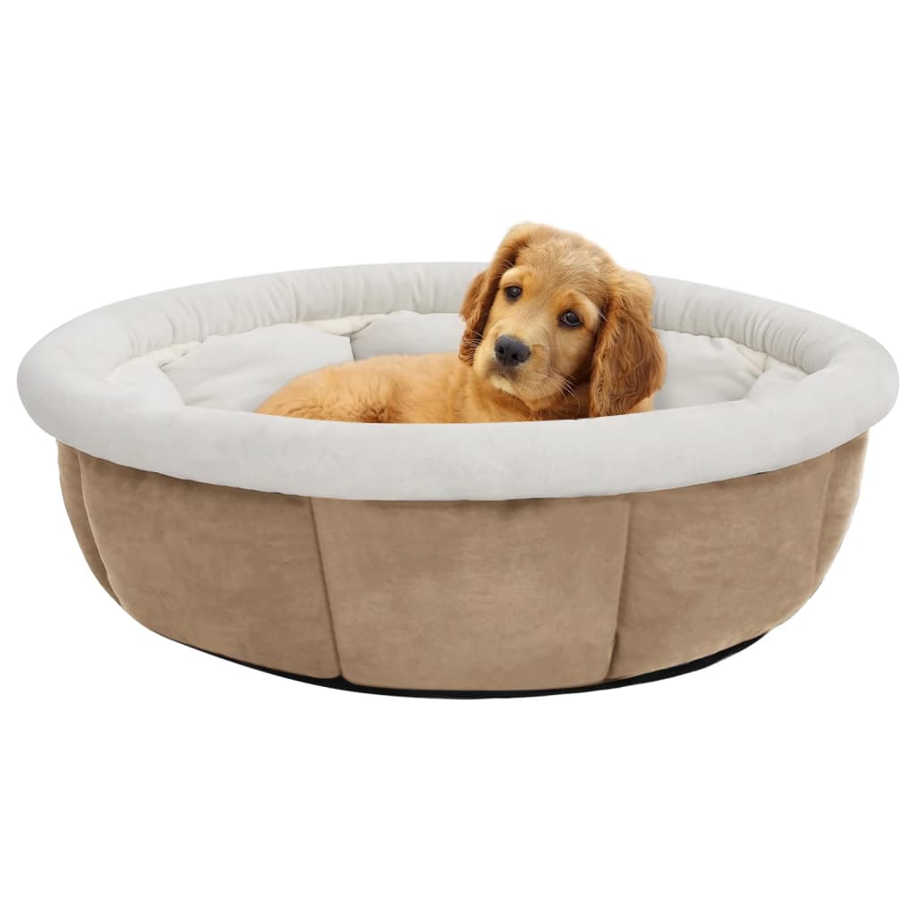 vidaXL Dog Bed 70x70x26 cm Beige