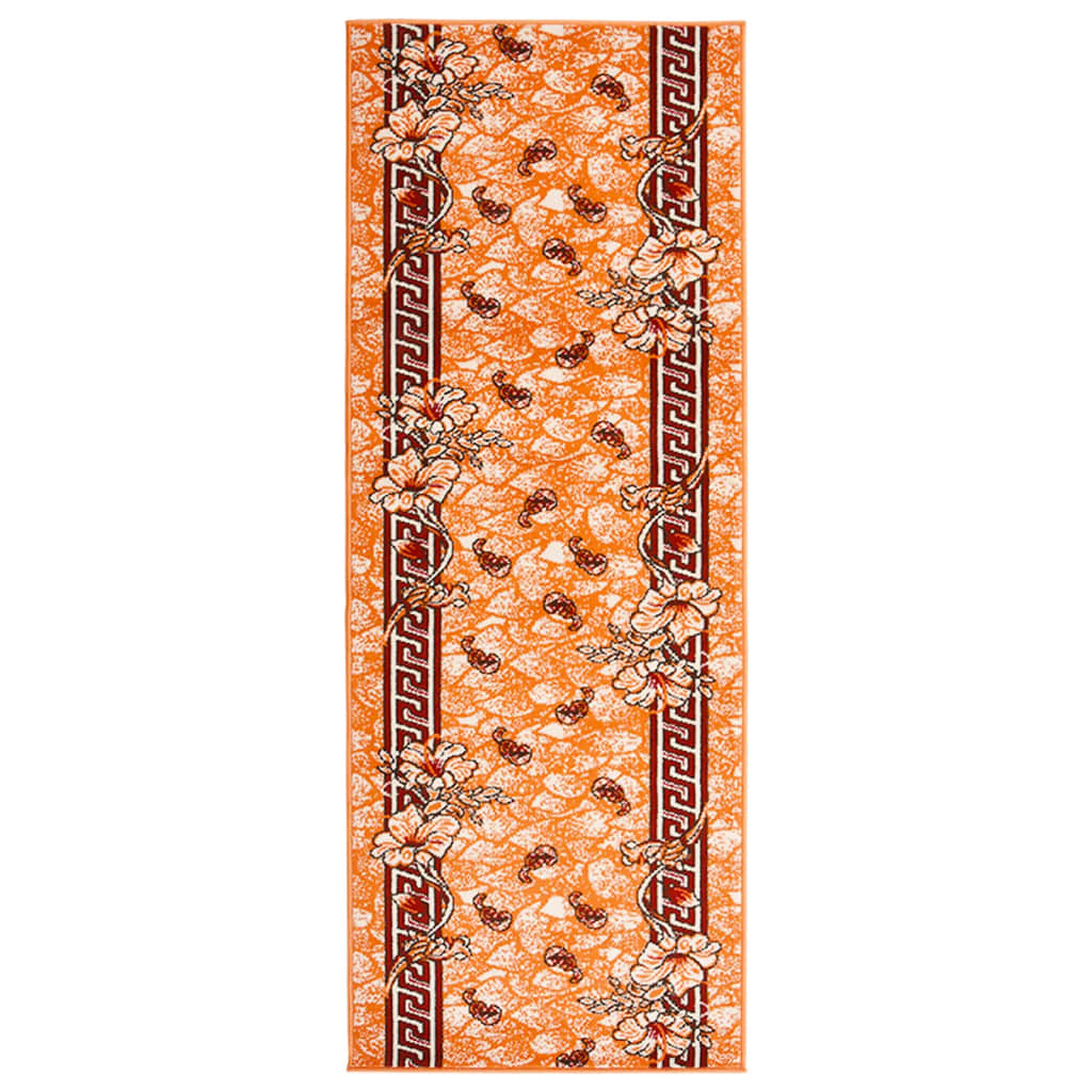 vidaXL Runner Rug BCF Terracotta 100x350 cm