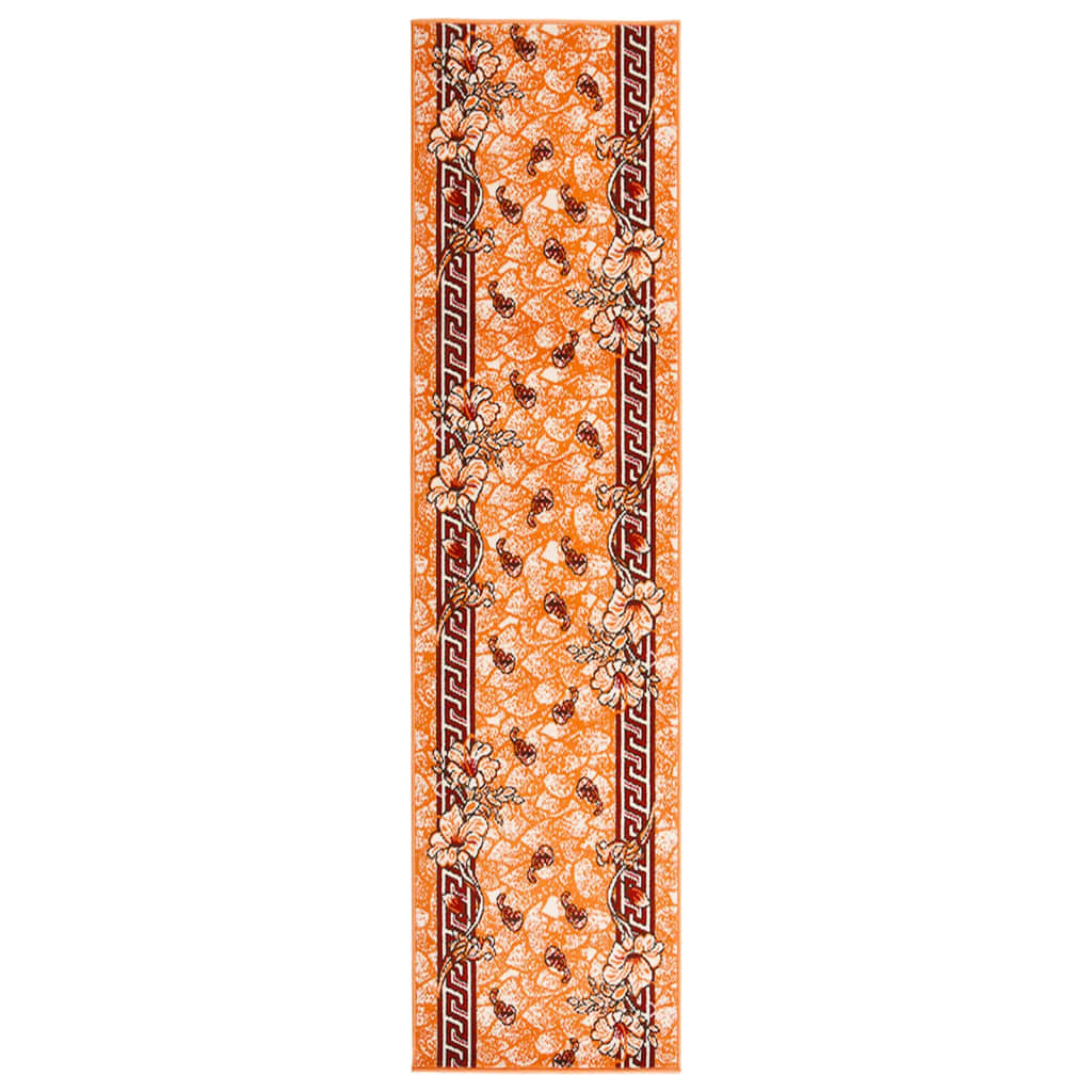 vidaXL Runner Rug BCF Terracotta 100x500 cm