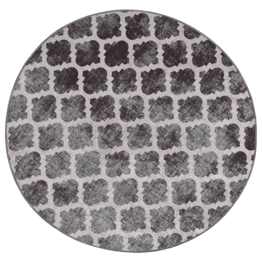 vidaXL Rug Washable “Ê120 cm Multicolour Anti Slip