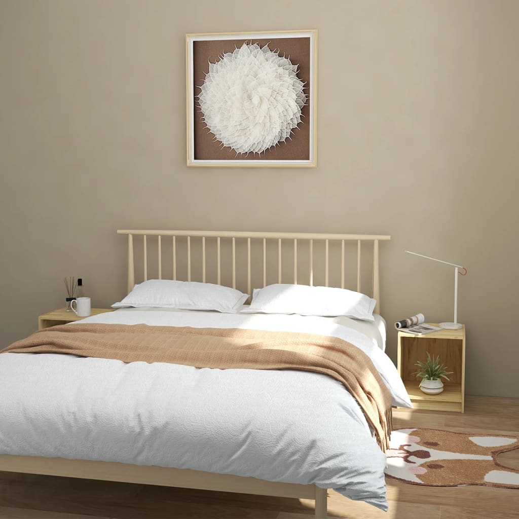 vidaXL Bedside Cabinets 2 pcs 35.5x33.5x41.5 cm Solid Pinewood
