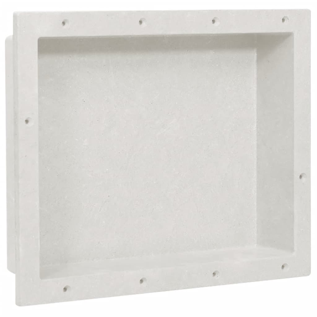 vidaXL Shower Niche Matt White 41x51x10 cm